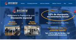 Desktop Screenshot of desmex.com